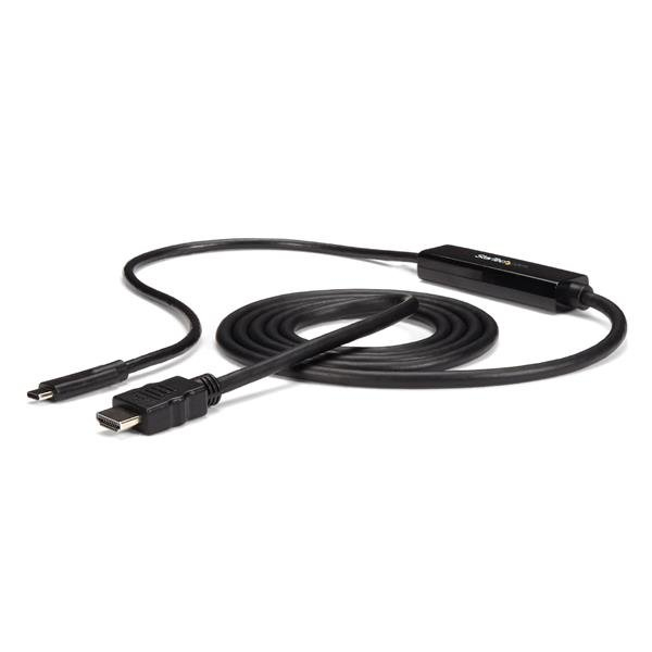 Cable Adaptador USB-C a HDMI 4K 60Hz HDR10 de 1m - Cable Adaptador de Vídeo Ultra HD USB Tipo C a HDMI 2.0b - Conversor USB-C a HDMI HDR para Monitor/Pantalla - Modo Alt DP 1.4 HBR3