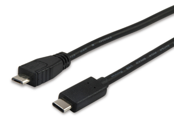 Cable USB 2.0 C a Micro-B, M/M, 1,0m