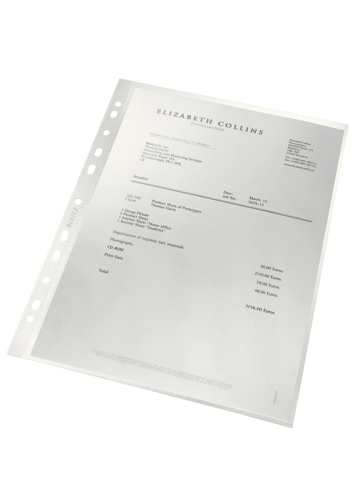 47913003 protector de hojas 210 x 297 mm (A4) Polipropileno (PP)