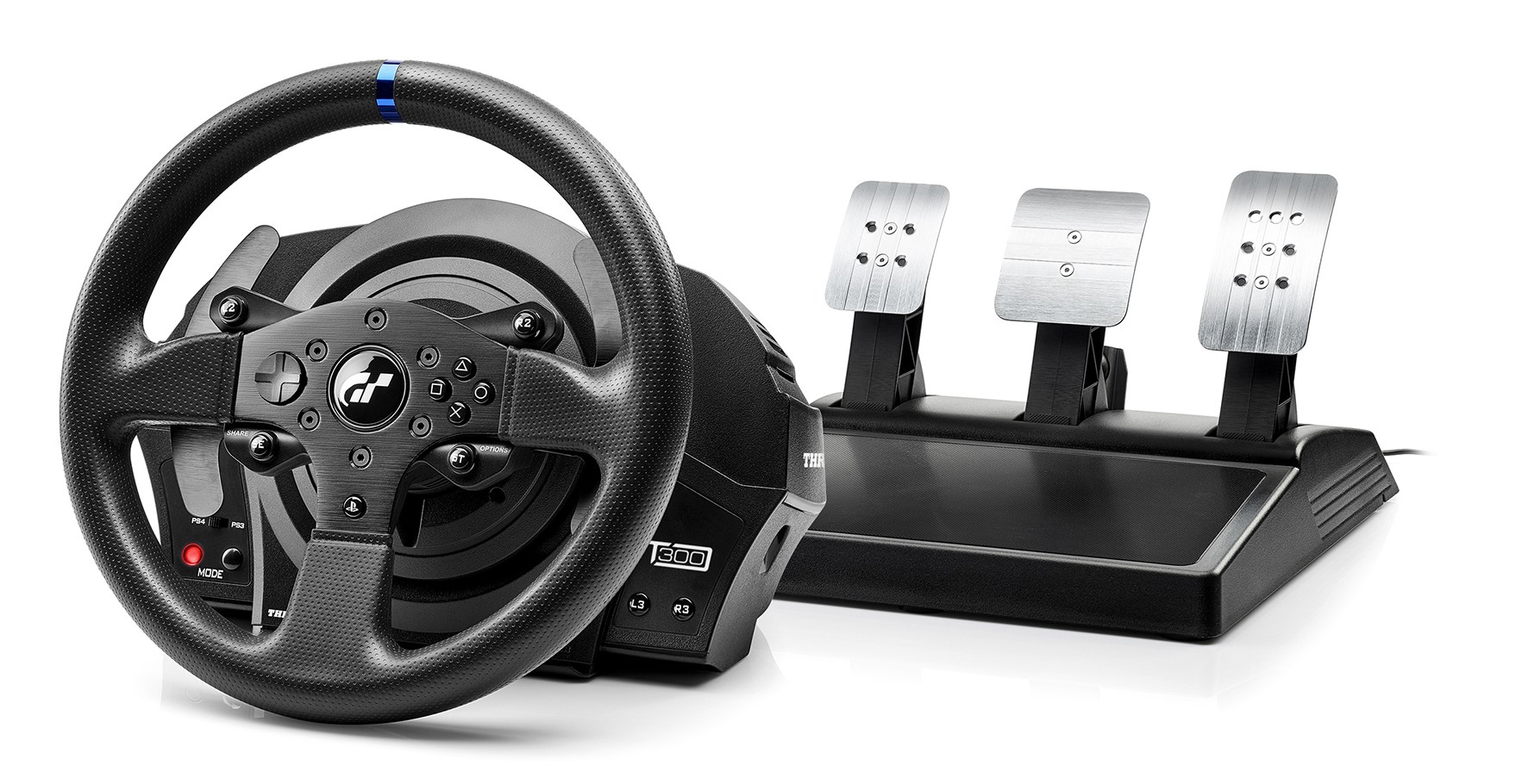 T300 RS GT Edition Negro Volante + Pedales Analógico/Digital PC, PlayStation 4, Playstation 3