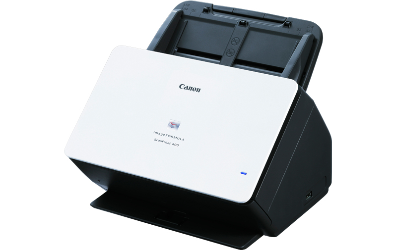 imageFORMULA ScanFront 400 Escáner con alimentador automático de documentos (ADF) 600 x 600 DPI A4 Negro, Blanco