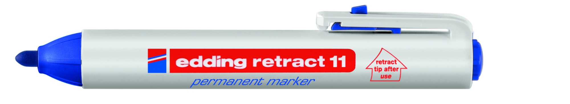 Retract 11 Permanent Marker Blue (10) marcador permanente