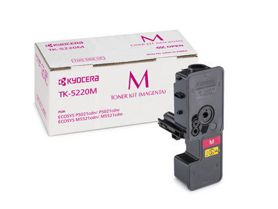 TK-5220M cartucho de tóner 1 pieza(s) Original Magenta