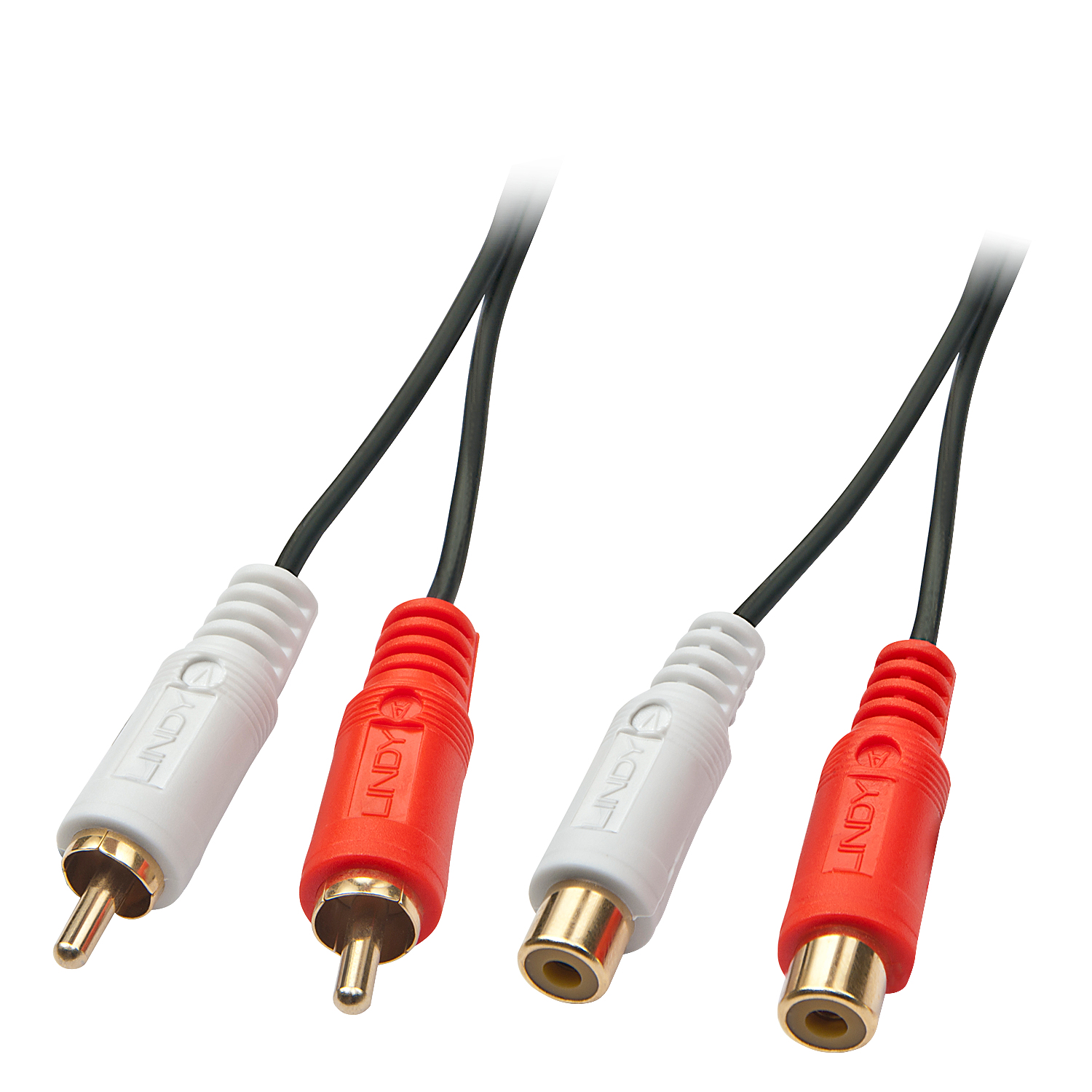 35671 cable de audio 2 m 2 x RCA Negro, Rojo, Blanco