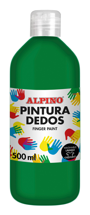 DD020073 pintura de dedos lavable Verde