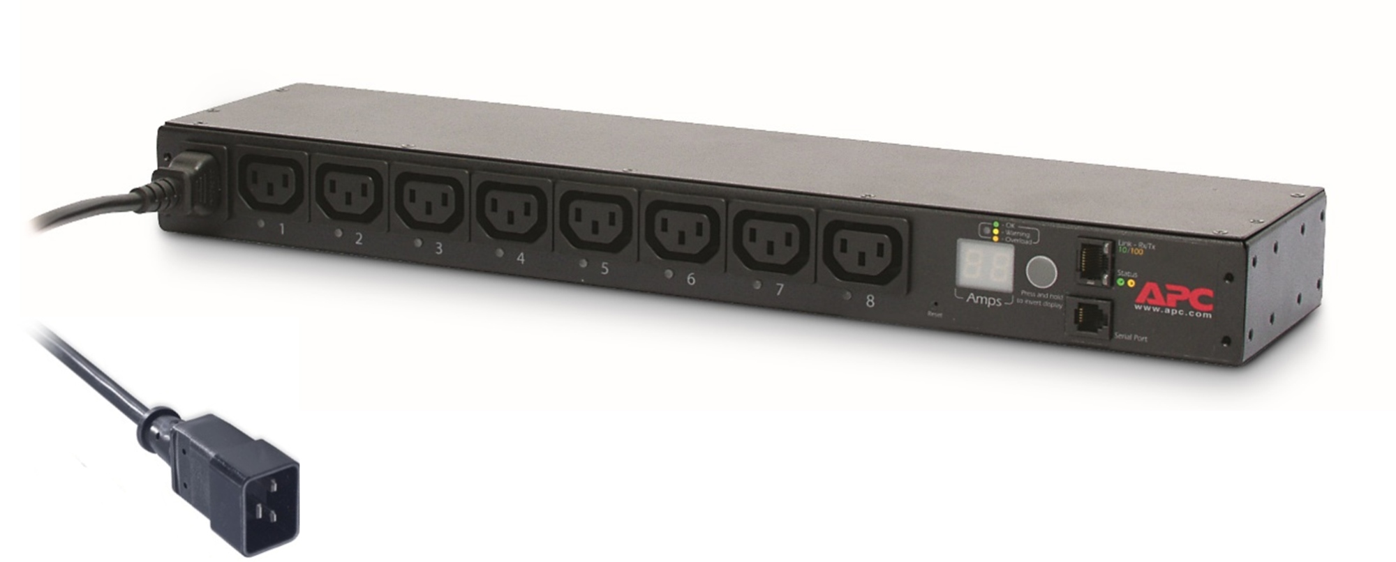 AP7921B unidad de distribución de energía (PDU) 8 salidas AC 0U/1U Negro