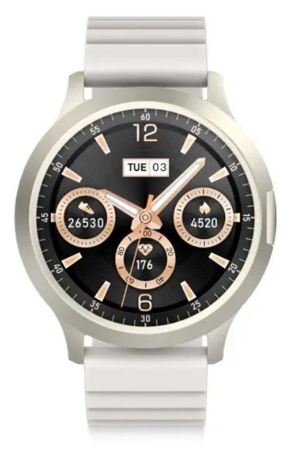 Smartwatch Elite, Pantalla AMOLED 1.43", Autonomía 7 días, IP67, Modo deporte y salud, Llamadas, Plateado