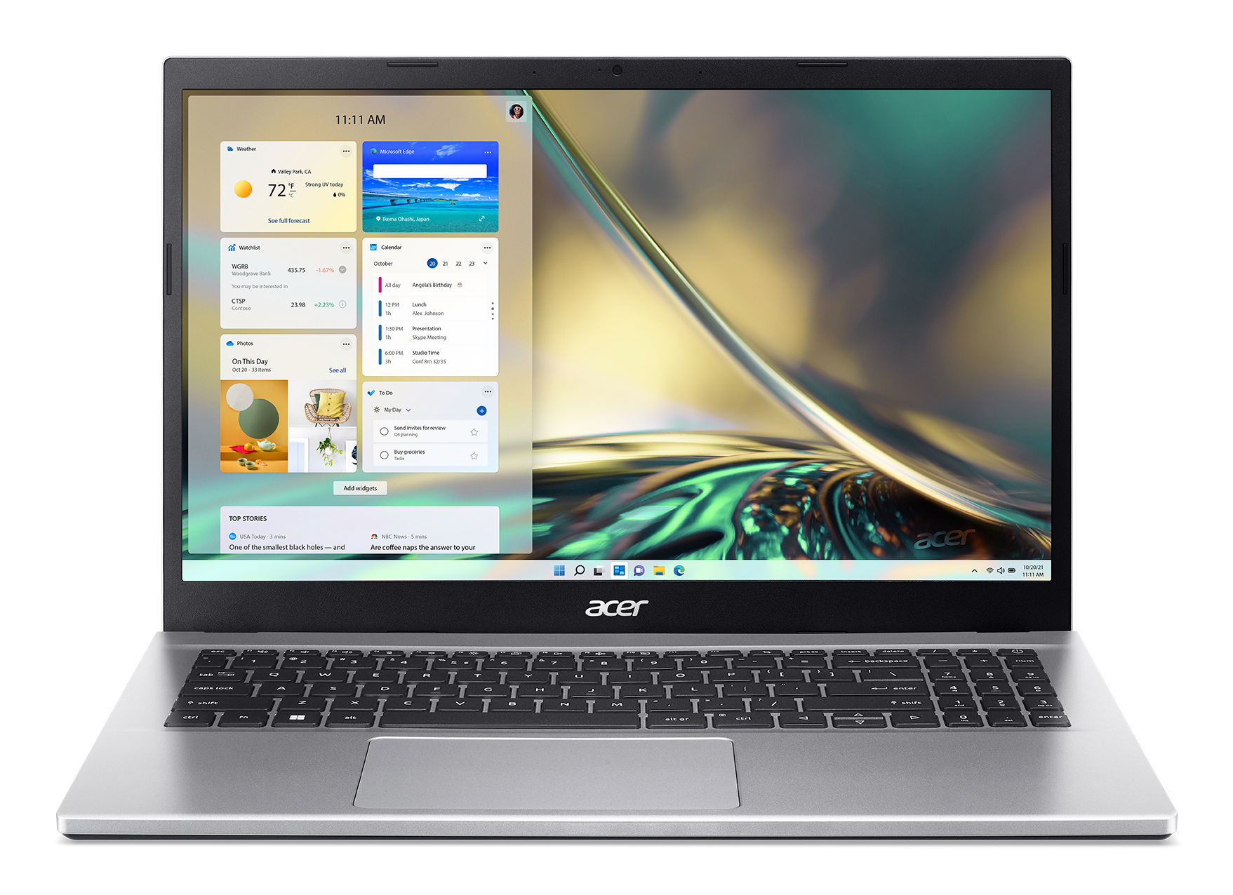 Aspire 3 A315-59-70PT Intel® Core i7 i7-1255U Portátil 39,6 cm (15.6") Full HD 16 GB DDR4-SDRAM 1 TB SSD Wi-Fi 6 (802.11ax) Windows 11 Home Plata