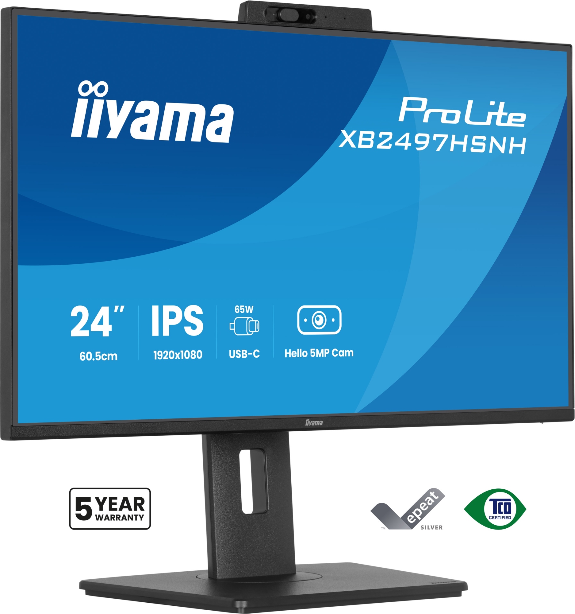 ProLite XB2497HSNH-B1 pantalla para PC 60,5 cm (23.8") 1920 x 1080 Pixeles Full HD LED Negro