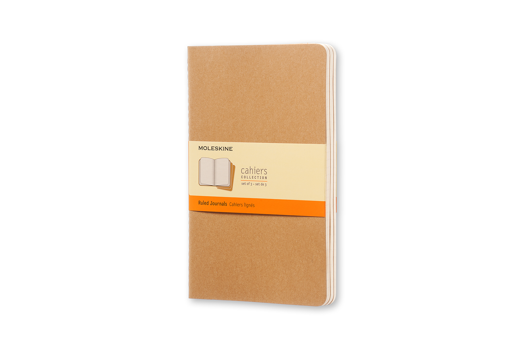 QP416 cuaderno y block 80 hojas Marrón