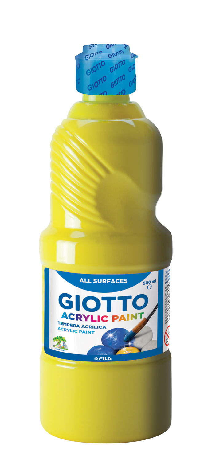 533702 pintura acrílica 500 ml Amarillo Botella