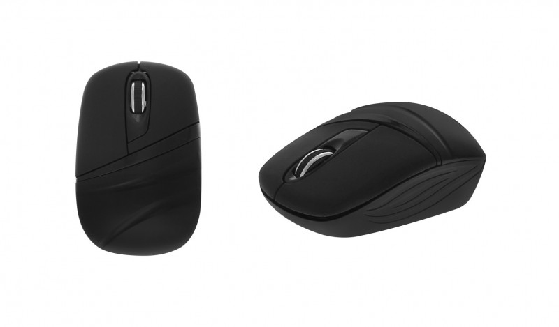 MWPOKETBK ratón Ambidextro RF inalámbrico Óptico 1600 DPI