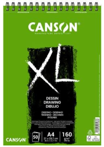 XL Drawing Bloc de hojas de papel para bellas artes 50 hojas