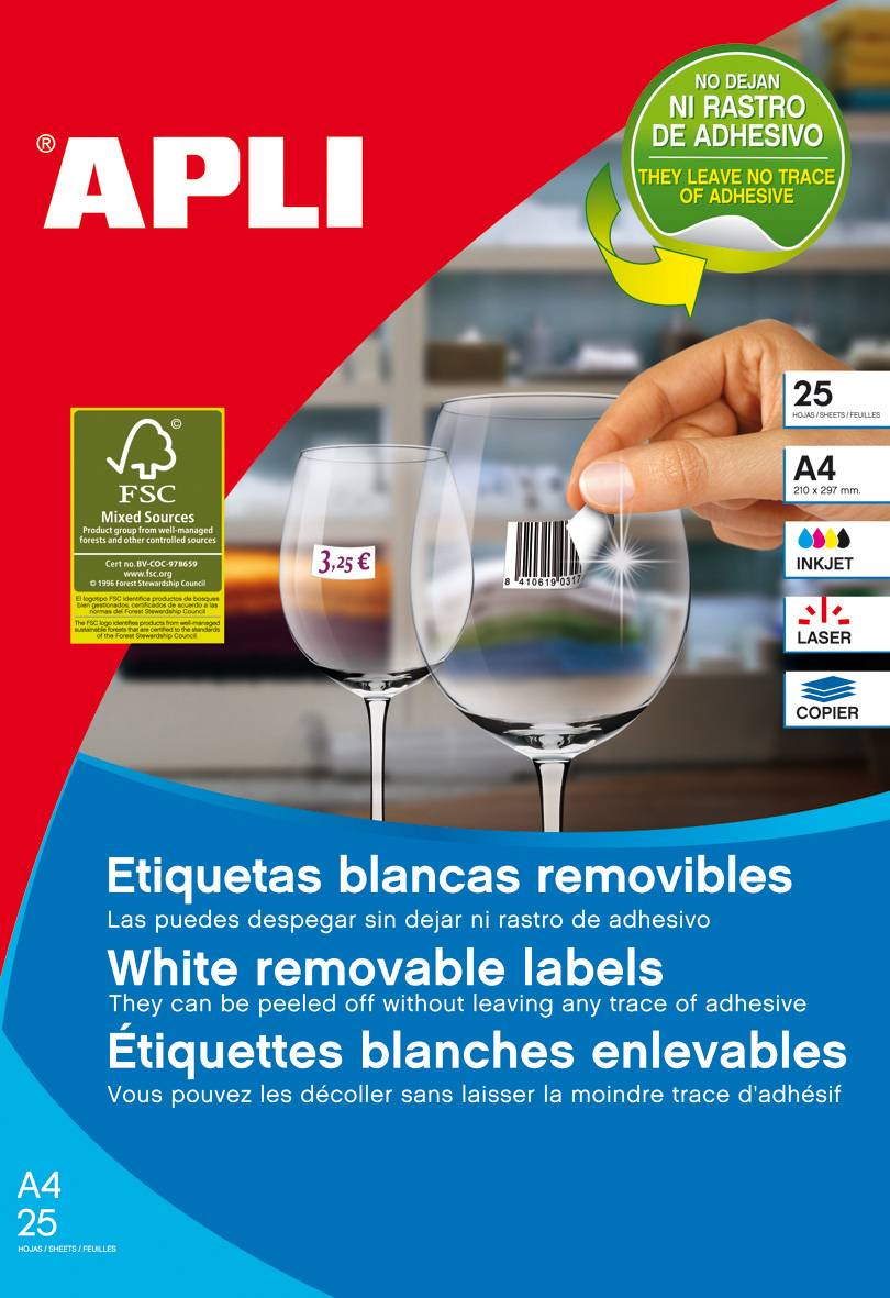10199 etiqueta de impresora Blanco Etiqueta para impresora autoadhesiva