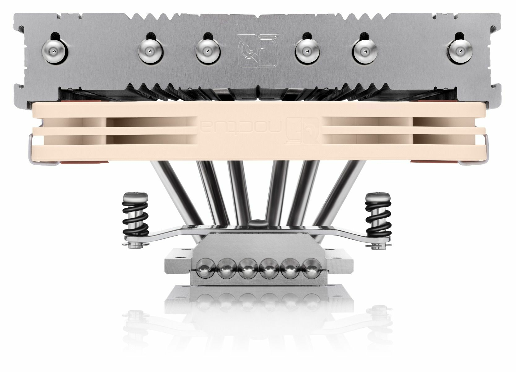 NH-L12SX77 sistema de refrigeración para ordenador Procesador Disipador térmico/Radiador 12 cm Beige, Níquel 1 pieza(s)