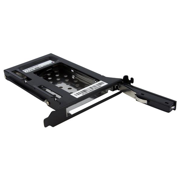 Bahía de Disco Duro Removible SATA de 2.5" para Ranura de Expansión de Ordenador - Adaptador de Bahía - Negro
