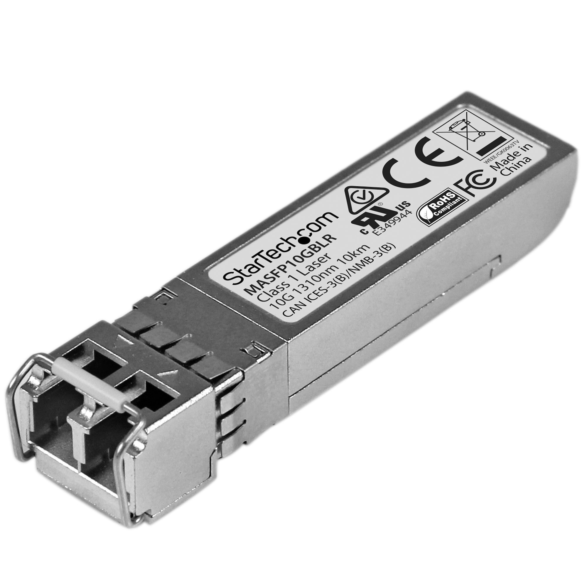 Módulo SFP + Compatible con Cisco Meraki MA-SFP-10GB-LR - 10GBASE-LR - Monomodo 10GbE - SFP+ Ethernet Gigabit 10Gb - LC 10km - 1310nm - Cisco Meraki MS225/MX400/MS250 DDM