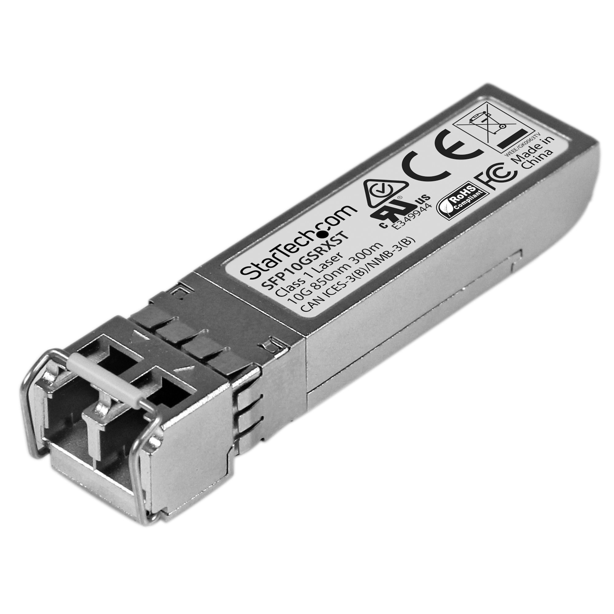 Módulo SFP+ Compatible con Cisco SFP-10G-SR-X - 10GBASE-SR - Fibra Multimodo de 10GbE - SFP+ Ethernet Gigabit 10Gb - LC - 300m - 850nm - Cisco Firepower, ASR9000, C9300 DDM