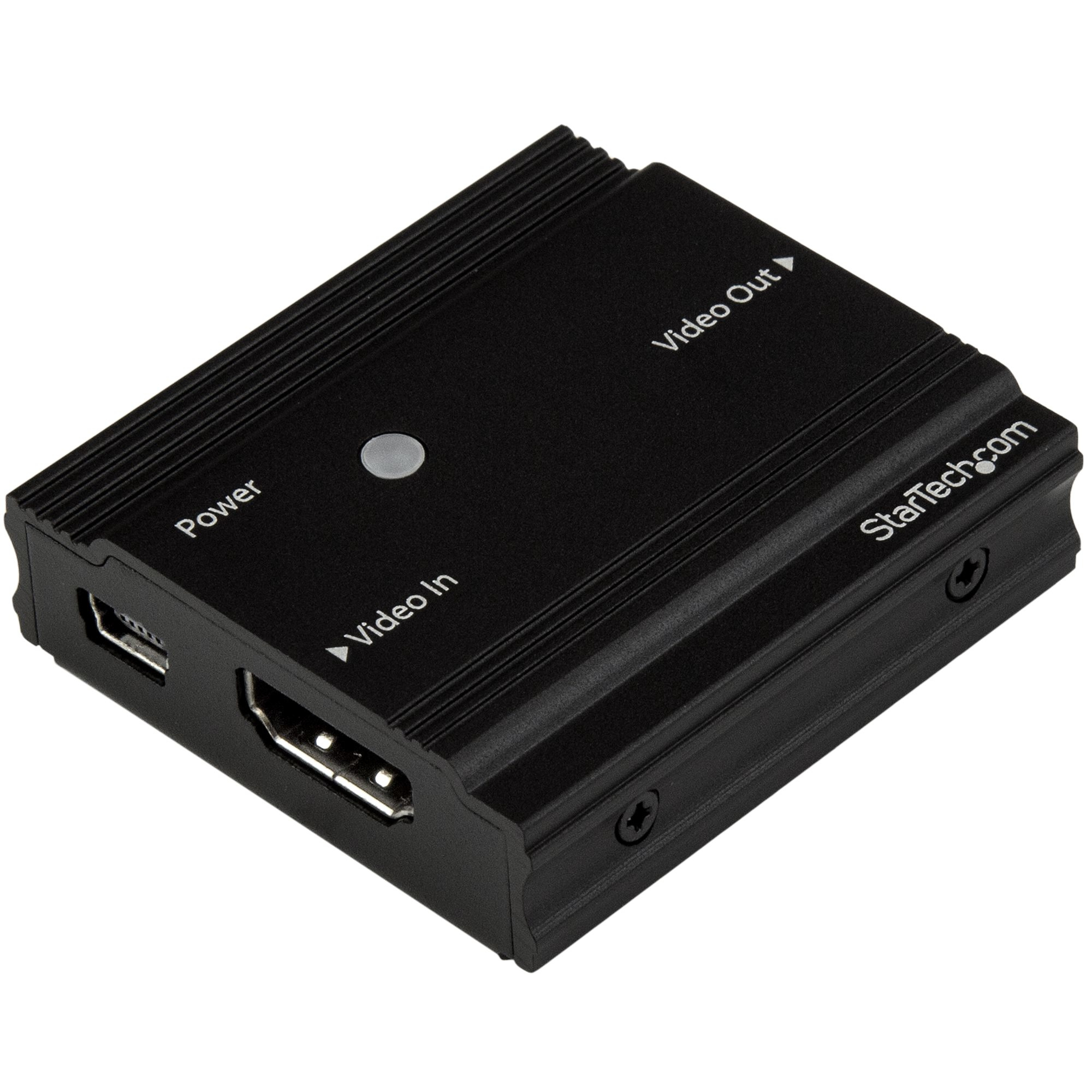 Amplificador de Señal HDMI - Extensor Alargador HDMI 4K a 60Hz - Hasta 9 Metros con Cable Convencional