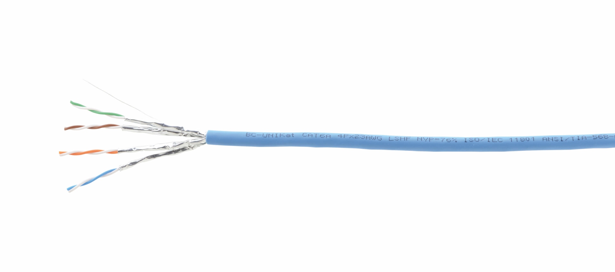 BC-UNIKAT cable de red Azul 305 m Cat6a U/FTP (STP)