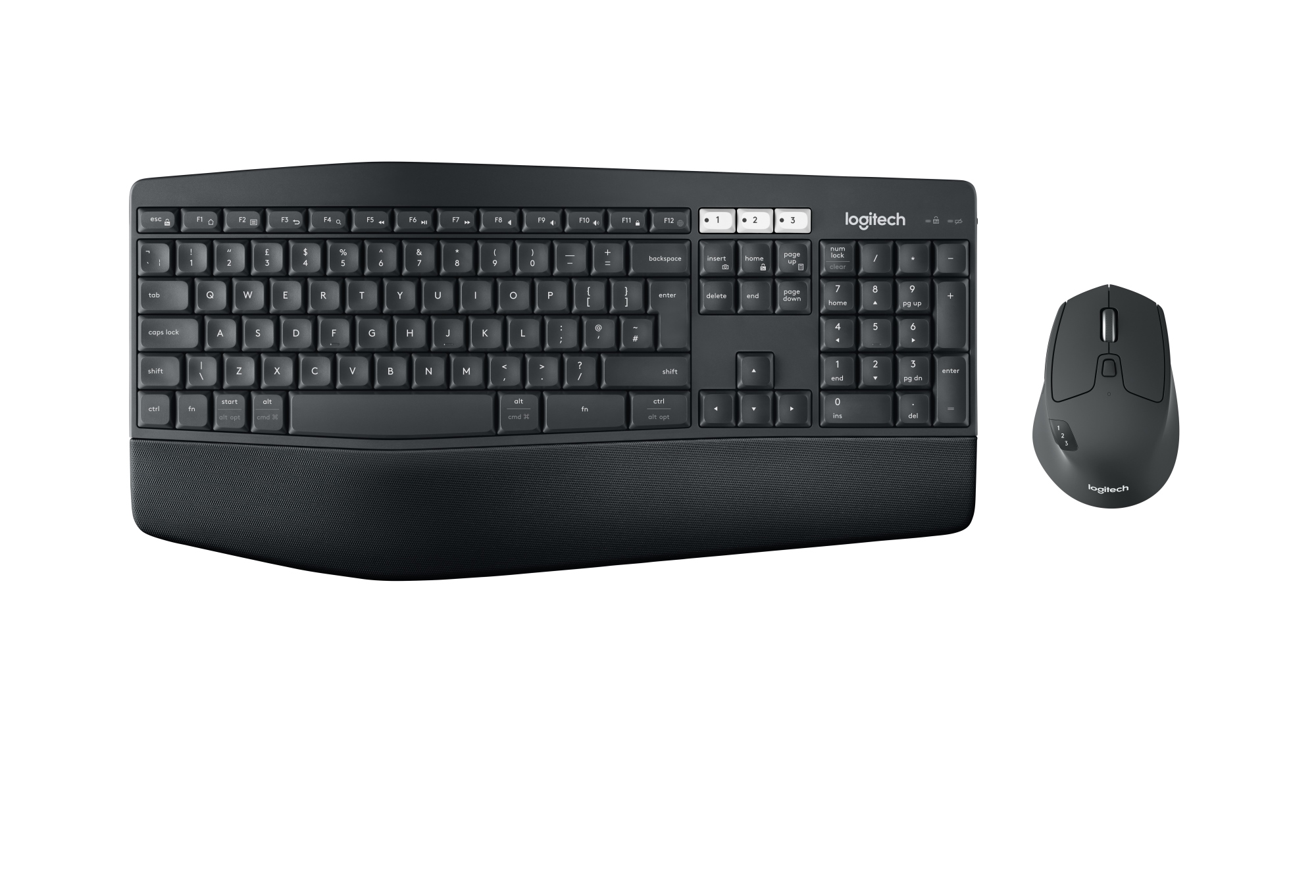 MK850 Performance teclado Ratón incluido Universal RF Wireless + Bluetooth QWERTY Español Negro