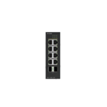 DIS-100G-10P switch No administrado L2 Gigabit Ethernet (10/100/1000) Energía sobre Ethernet (PoE) Carril DIN Negro