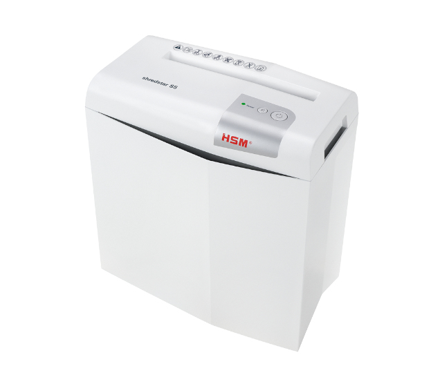 S5 TRITURADOR DE PAPEL STRIP SHREDDING 22 CM 62 DB PLATA, BLANCO