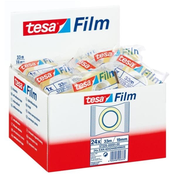 Film Standart 19mm x 33m cinta adhesiva Transparente