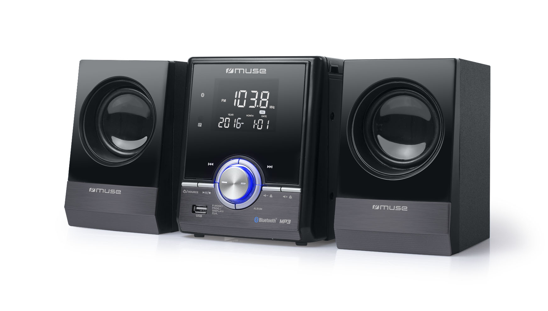 M-38 BT Microcadena de música para uso doméstico 10 W Negro