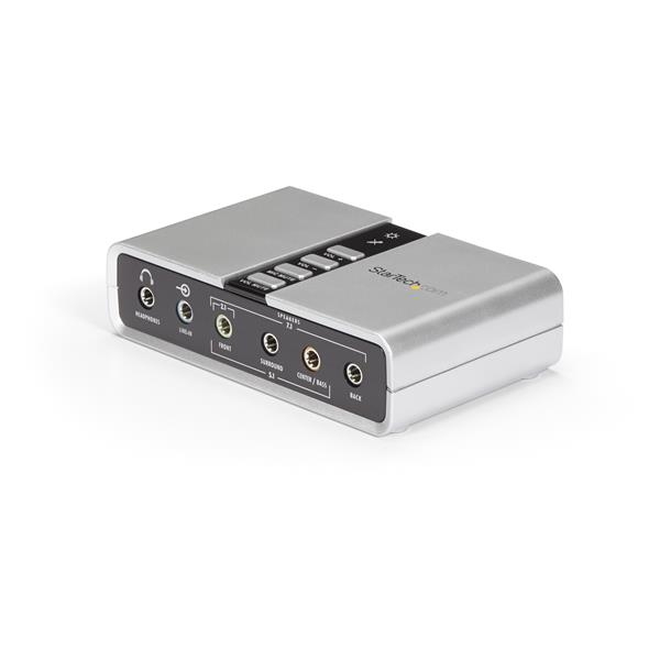 Tarjeta de Sonido 7.1 USB Externa Adaptador Conversor puerto SPDIF Audio Digital Óptico