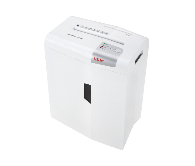 X6pro triturador de papel Corte en partículas 58 dB 22 cm Plata, Blanco