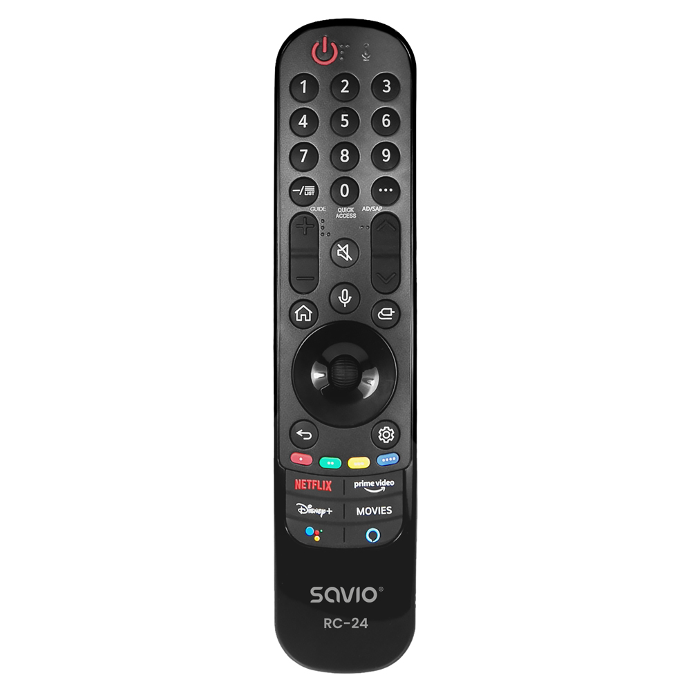 RC-24 mando a distancia IR inalámbrico TV, Universal Botones