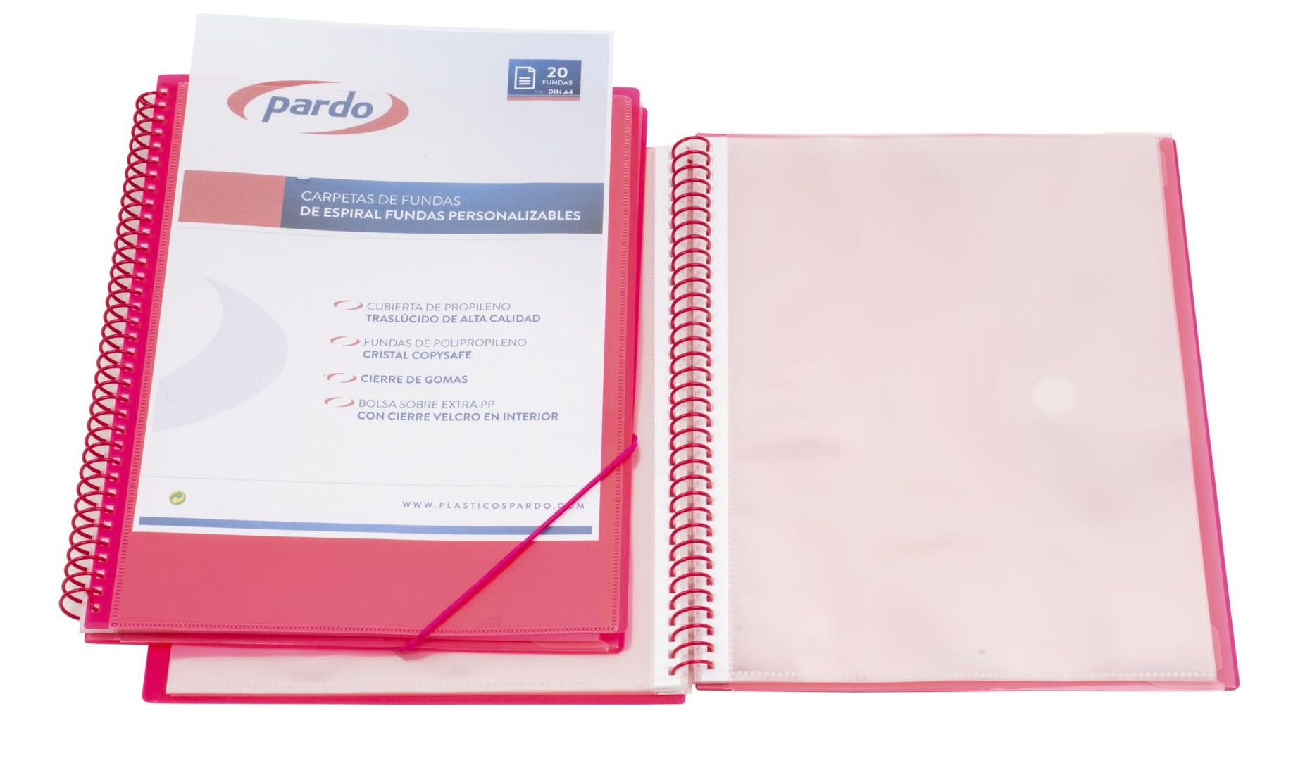 845003 Polipropileno (PP) Rosa A4