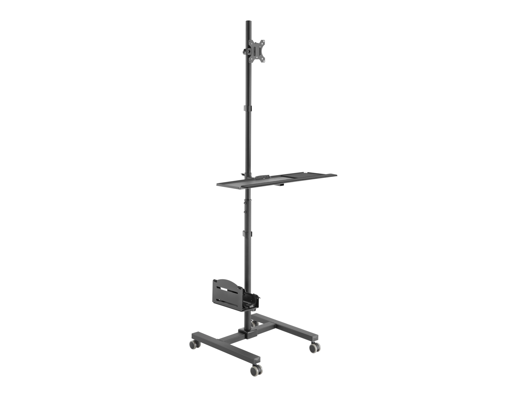 Estación de trabajo móvil con un solo monitor de 17"-32
