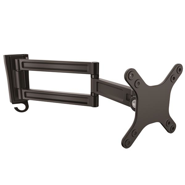 Soporte de pared de doble giro para monitor - Montura VESA para Pantallas de hasta 34" (15Kg)