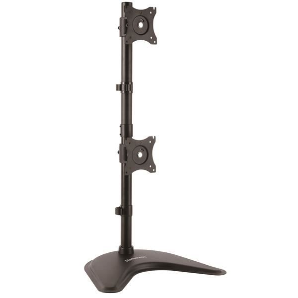 Soporte Vertical para 2 Monitores de Montaje VESA - Base Ajustable VESA para 2 Pantallas 27" o 34" Ultrawide (10Kg)