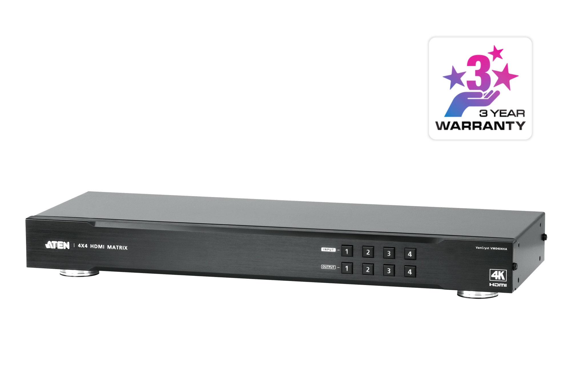 Matriz de conmutación HDMI 4K 4 x 4