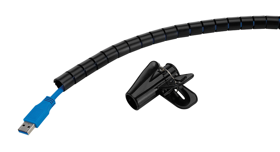 ADS06-140BL Organizador para cables - para 1-3 cables - universal