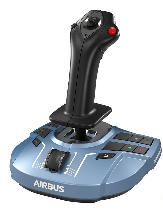 TCA Sidestick X Airbus Edition Negro, Azul USB Palanca de vuelo Analógico/Digital PC, Xbox Series S, Xbox Series X