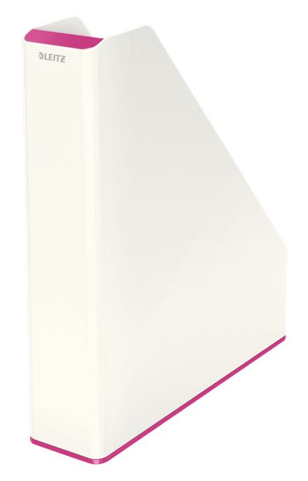 53621023 caja archivador Rosa, Blanco Plástico