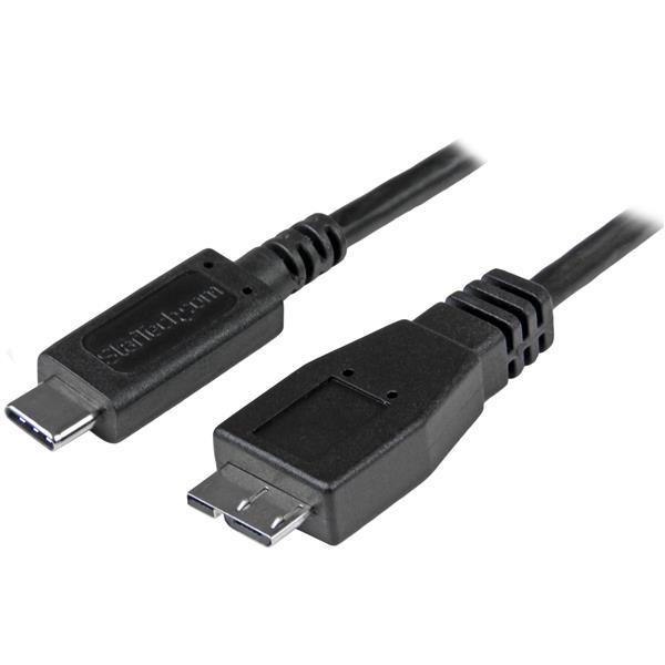 Cable Adaptador de 50cm USB-C a Micro USB-B - USB 3.1 (10Gbps) USB Tipo C