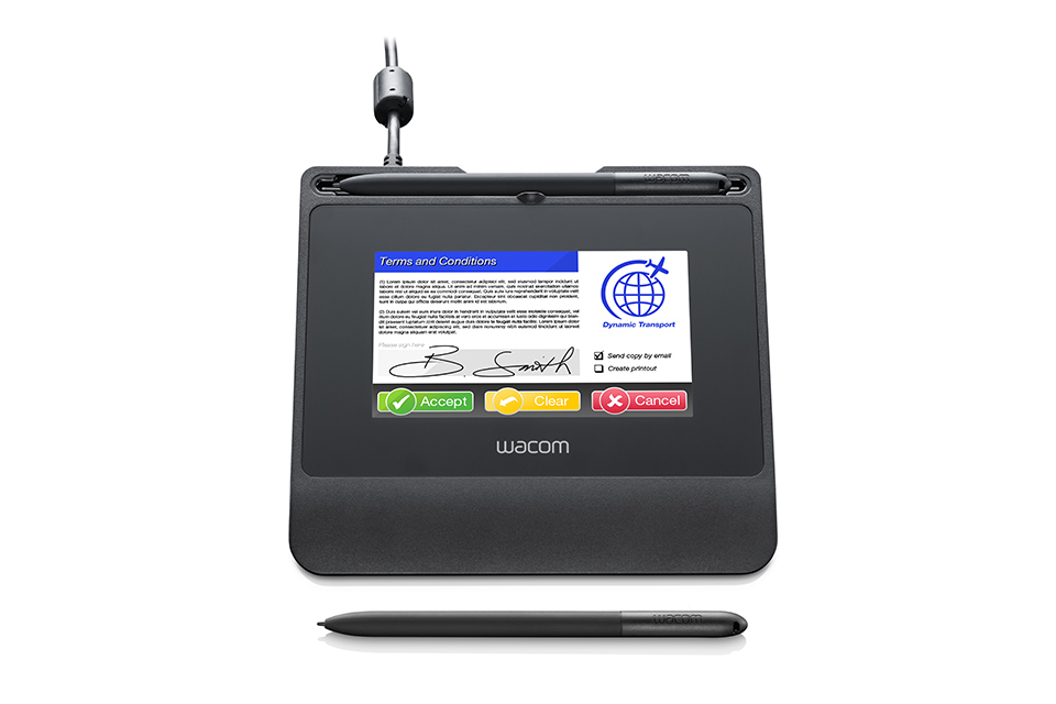 STU-540 tableta digitalizadora Negro 2540 líneas por pulgada 108 x 65 mm USB