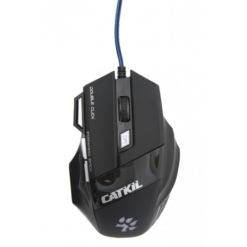 Alpha ratón Juego Ambidextro USB tipo A Óptico 2400 DPI
