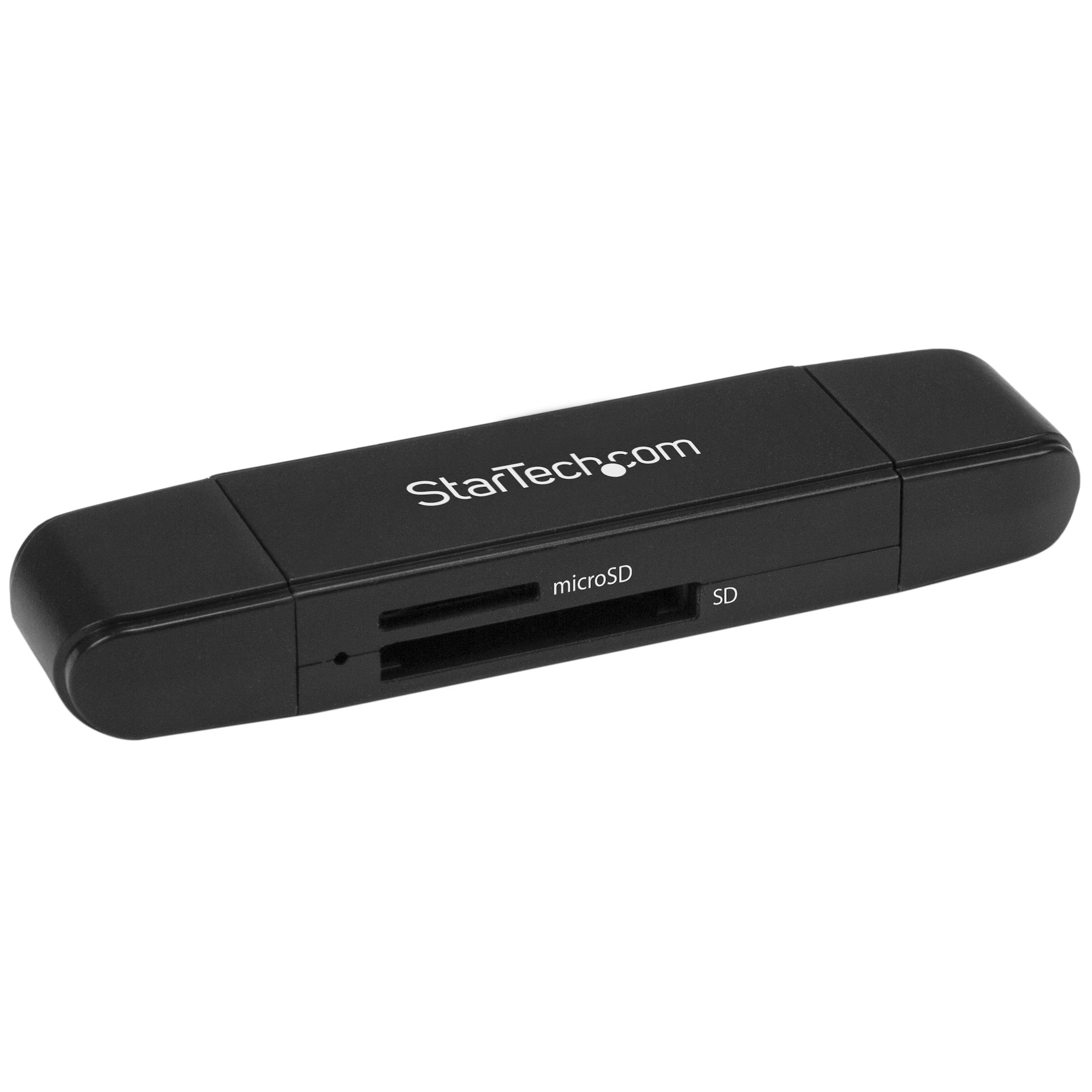 Lector Grabador USB 3.0 USB-C Tipo C y USB-A de Tarjetas de Memoria Flash SD Micro SD Alimentado por USB - Funciona con Cualquier Sistema Operativo