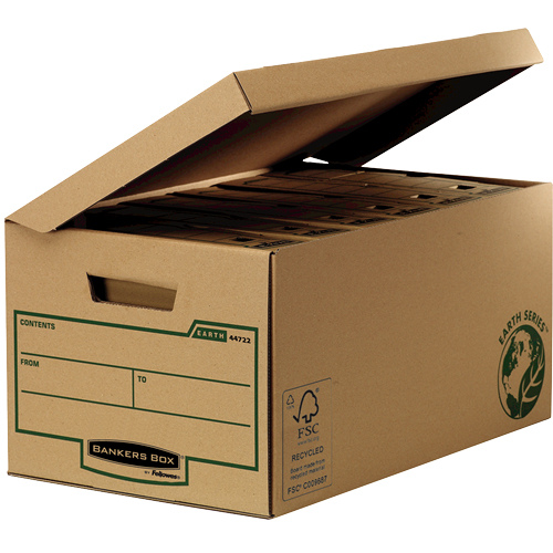 4472205 caja de almacenaje Negro, Marrón Rectangular Papel