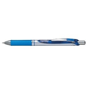 Energel XM Klick Bolígrafo retráctil con clip Azul 12 pieza(s)
