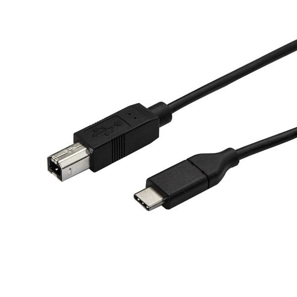 Cable de 50cm USB-C a USB-B de Impresora - Cable Adaptador USB Tipo C a USB B