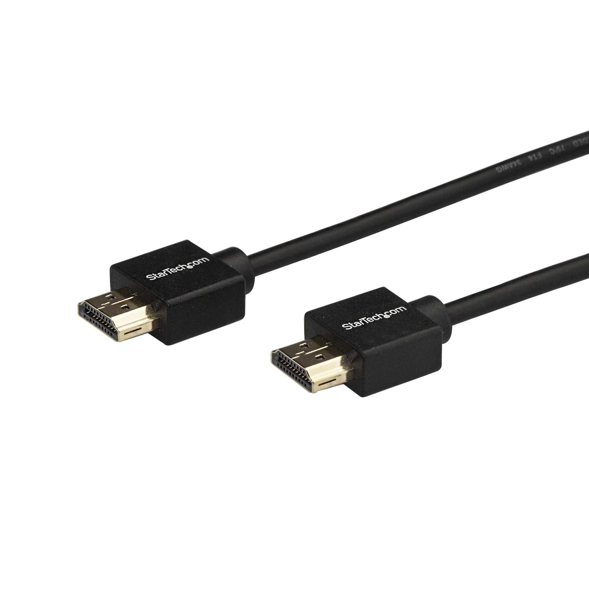 Cable HDMI 2.0 Delgado de Alta Velocidad con Ethernet 4K 60Hz de 2m - HDR10 - Conectores con Agarre