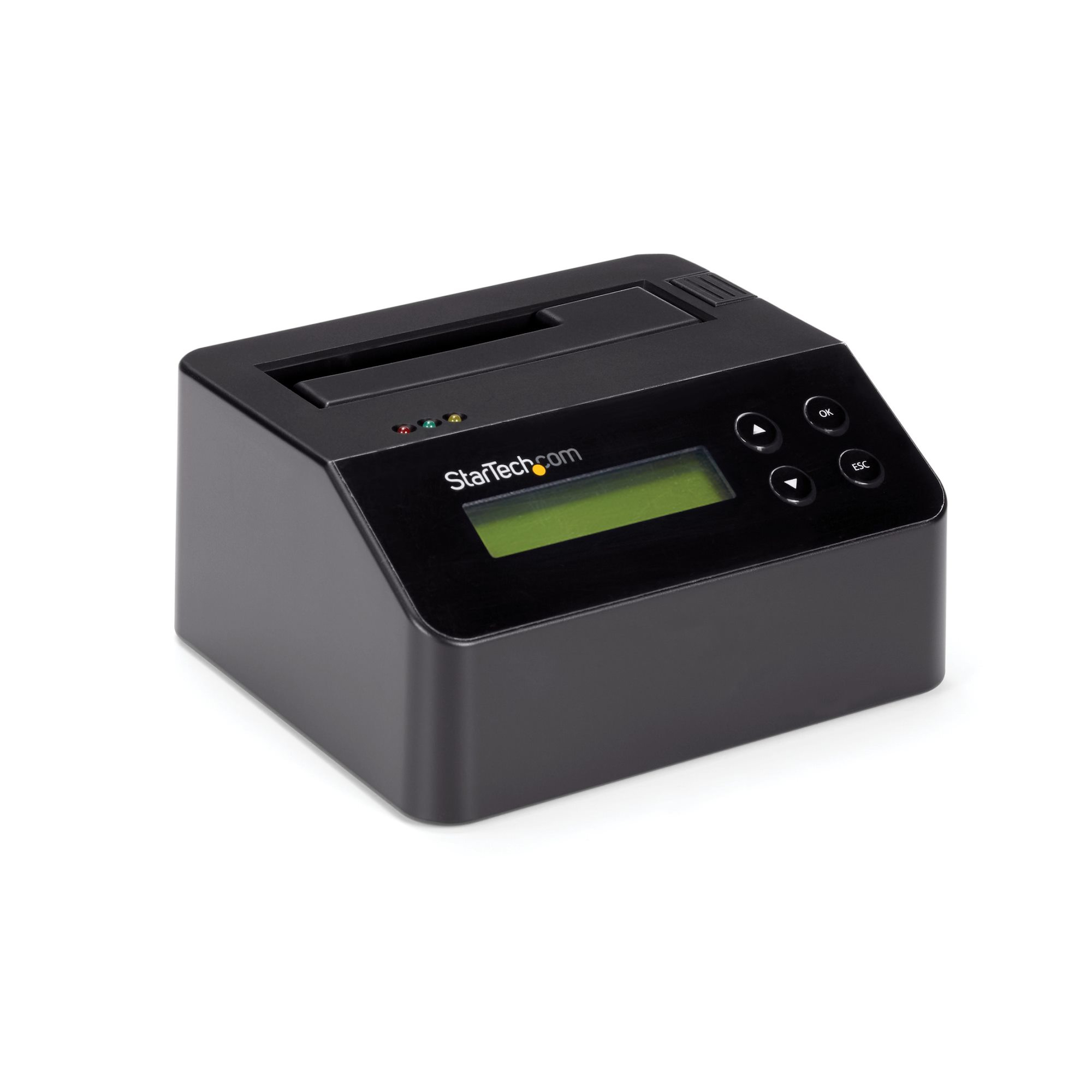 Borrador Autónomo USB 3.0 a SATA III de 1 Bahía para Disco Duro o SSD - Sanitizador - 4Kn - 9 Modos de Borrado - Pantalla LCD - Puerto DB-9 de Impresora - TAA