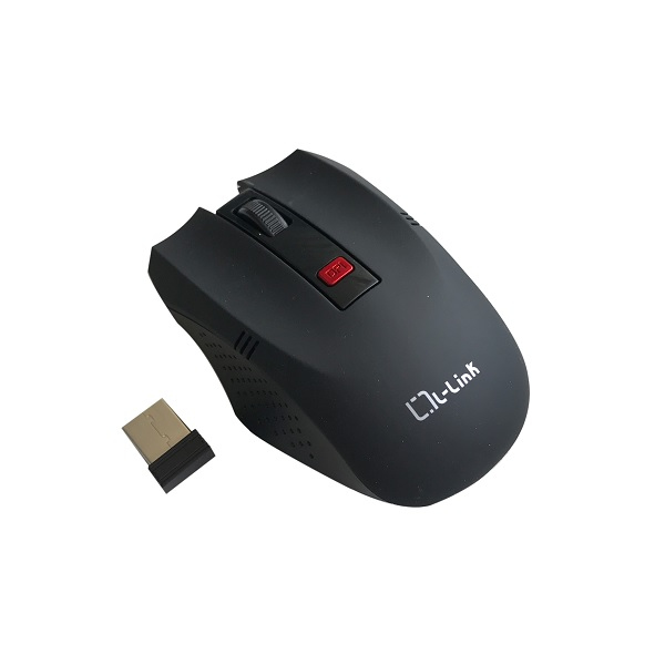 LL-2095-N ratón Oficina mano derecha RF inalámbrico Óptico 1600 DPI